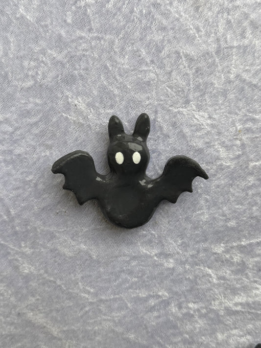 Charcoal Ghost Bat Worry Stone